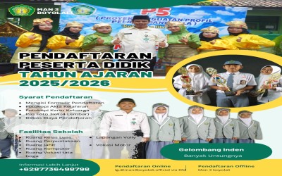 PPDB MAN 3 BOYOLALI