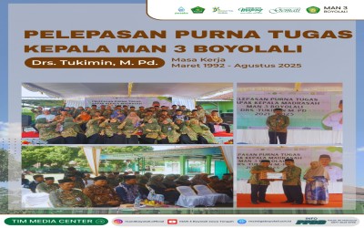 Purna Tugas Kepala MAN 3 Boyolali